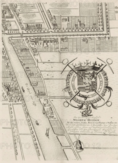Plan of the figurative map of The Hague (twelfth part), Plan of The Hague (twelfth part), area
