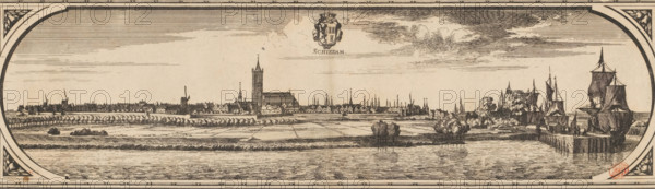 Rotterodamum Hollandiae urbs celeberrima et situ portibusque mercaturae opportunissima. Ao. 1665