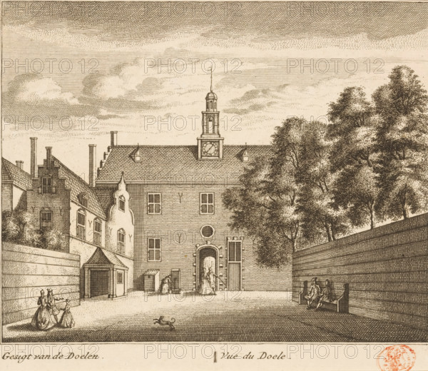 View of the Militia Targets where the Synod was held in the years 1618 and 1619, View of the