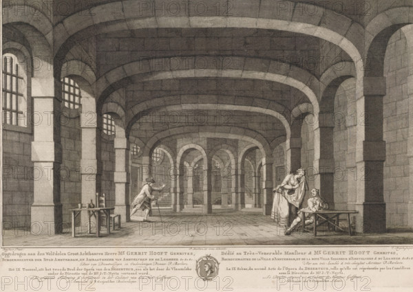 Scene from the opera The Deserter, The 9th Scene, from the second Part of the Opera of the