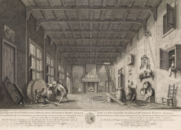 Scene from the opera De Kuiper, The XII Scene from the Opera of the Cooper (…), Le XII Scène de