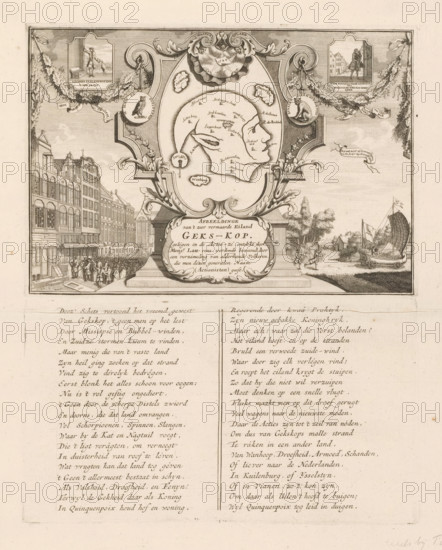The Island of Gekskop, 1720, Illustration of the very renowned island of Geks-Kop (…), The Great