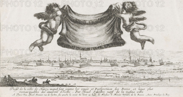 View of Nancy, Diverses vues d'endroits remarquables d'Italie et de France, Views of remarkable