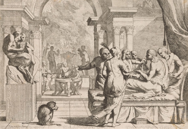 The prodigal son squanders his inheritance, Story of the prodigal son, L' Historia Del Figliolo