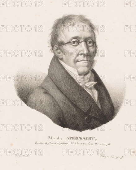 Portrait of Michel-Joseph Speeckaert, MJ Speeckaert, Portraits des artistes modernes nés dans le