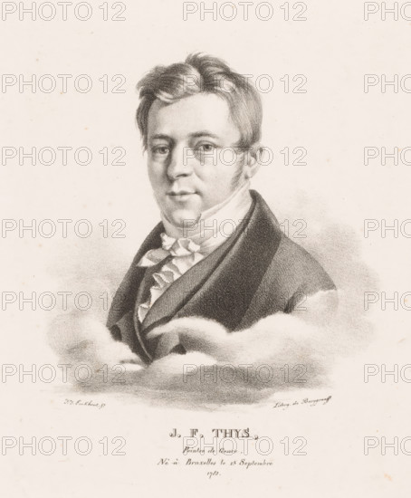 JF Thys, Portrait of Jean-François Thys, Portraits des modern artists from the Royaume des