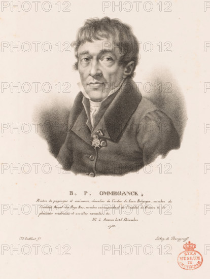 BP Ommeganck, Portrait of Balthasar Paul Ommeganck, Portraits of contemporary artists from the
