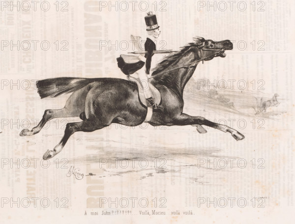 Young Man on a Galloping Horse, Small joys of horse riding, Les petits bonheurs de l'équitation,