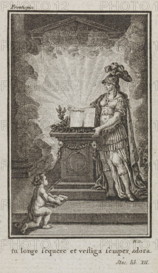 Title page of Jean Pierre Claris de Florian, Numa Pompilius, second king of Rome, 1790, Minerva