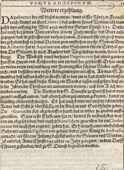 Portraits of Clovis II, print, book illustration, number: '158', printmaker: Virgilius Solis,