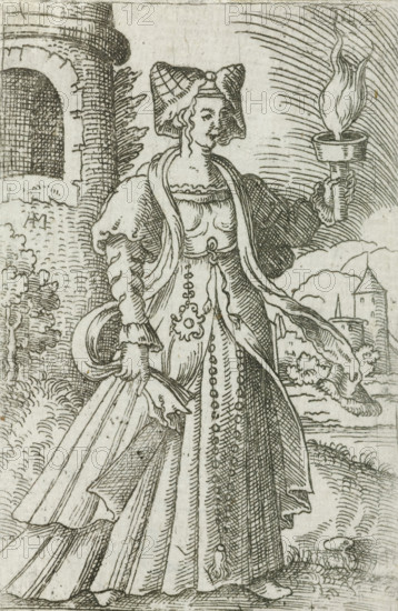 Wise virgin as personification of France, France, Wise and foolish virgins as European countries