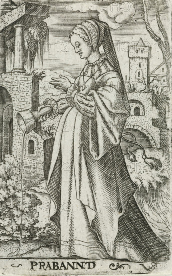 Foolish virgin as personification of Brabant, Prabannd, Wise and foolish virgins as European