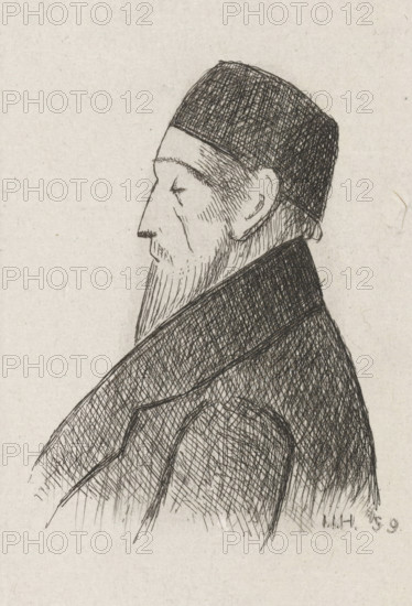 Portrait of Carel August Gunkel, print, inscription: 'portrait of General Gunkel', printmaker: Jan