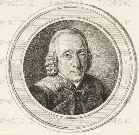 Portrait of Hendrik Busserus, print, Portrait of the art collector Hendrik Busserus., printmaker: