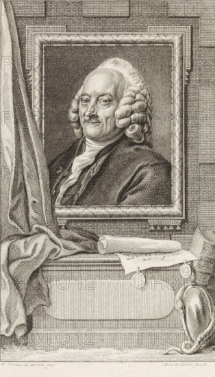 Portrait of Pieter van Bleiswijk, print, Grand Pensionary of Holland., printmaker: Reinier Vinkeles