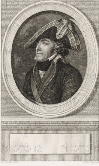 Portrait of Pierre de Riël de Beurnonville, print, Minister of War in France., printmaker: Reinier