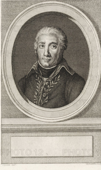 Portrait of Jean Victor Marie Moreau, print, Portrait of French revolutionary general Jean Victor