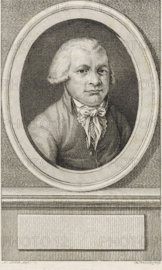 Portrait of Johannes Henricus Midderigh, print, delegate to the National Assembly., FMP 3635-a,