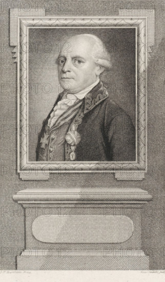 Portrait of Jan Hendrik van Kinsbergen, print, Portrait of the Dutch Admiral Jan Hendrik van