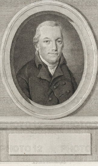 Portrait of Maurits Cornelis van Hall, print, jurist and poet., printmaker: Reinier Vinkeles (I),