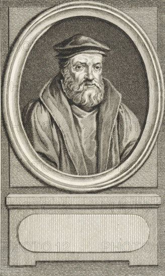 Portrait of Johannes Sartorius, print, Amsterdam poet and Reformed preacher., Van Someren 4802,