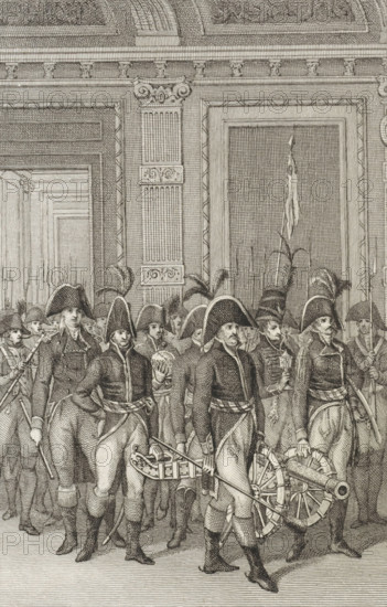 Return by the French of historical pieces from the Stadholder's collection to the States General,