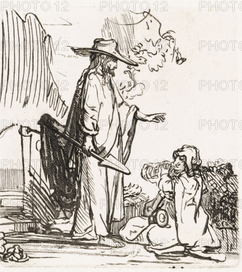 Christ appears to Mary Magdalene (Noli me tangere), Various thoughts engraved in copper after the