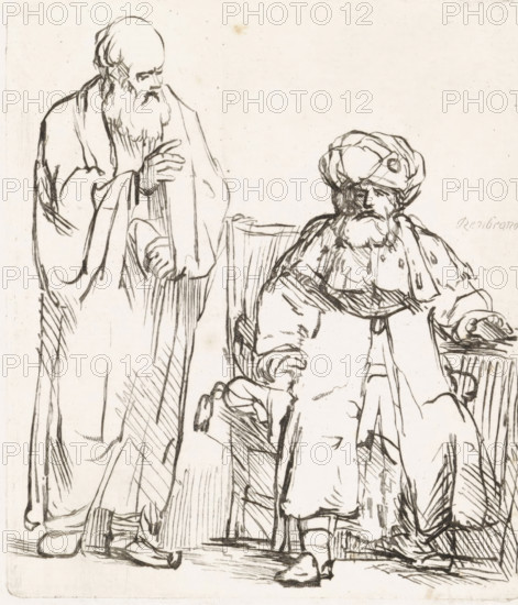 Nathan points out David's sins, Various thoughts engraved in copper after the original drawings and