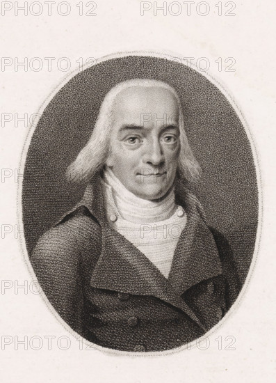 Portrait of writer Pieter Johannes Uylenbroek, print, printmaker: Ludwig Gottlieb Portman, unknown,