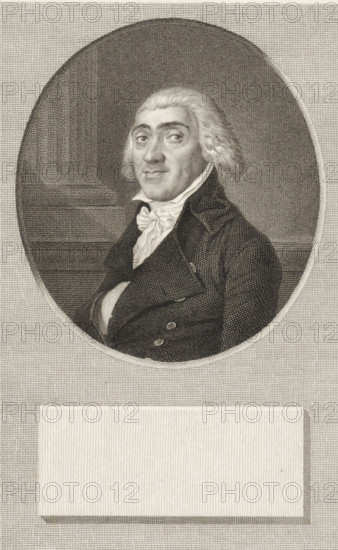 Portrait of Josephus Augustinus Brentano, print, art collector in Amsterdam., printmaker: Philippus