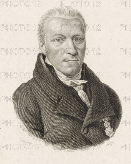 Portrait of Maurits Cornelis van Hall, print, Portrait of the Amsterdam lawyer and notary Maurits