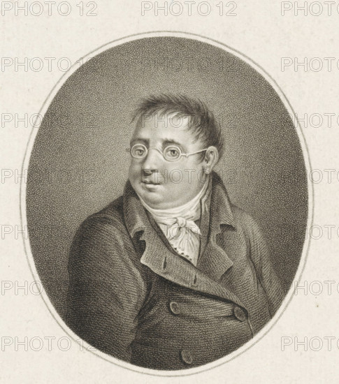 Portrait of Jan Fredrik Helmers, print, poet and merchant in Amsterdam., FMP 2288-b, printmaker: