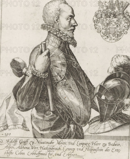 Portrait of Adolf, Count of Nieuwenaar and Meurs, Series 9: Dutch and German Events, 1583-1587,