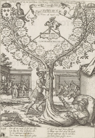 Anstandt auf ein Jar zwischem dem Koning von Franckereich und Navarra gemacht zu Tours 26 April