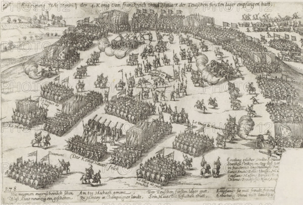 Visit of Henry IV to the German army, 1591, Erzeigung Wie Henrich der 4, Konig von Franckreich unnd