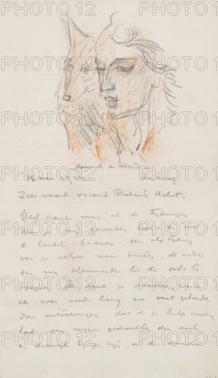 Letter to Richard Roland Holst, letter, writer (clerical worker): Willem van Konijnenburg, The