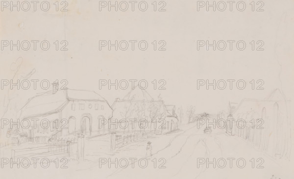 De Breesaap near Velsen, North Holland, drawing, topographical view, annotation: 'Sketch showing
