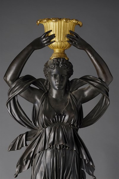 Grande applique d'époque Empire (détail)