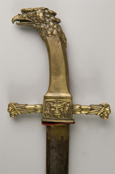 Détail de sabre de sapeur, époque 2nd Empire