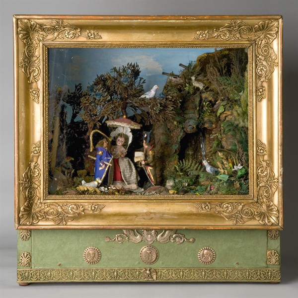 Diorama à automates, fin du 19e siècle, début du 20e siècle