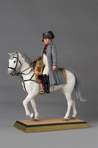 Fouillé, 'L'Empereur Napoléon 1er à cheval, en redingote' (The Emperor Napoleon 1st on a horse, in a frock coat)