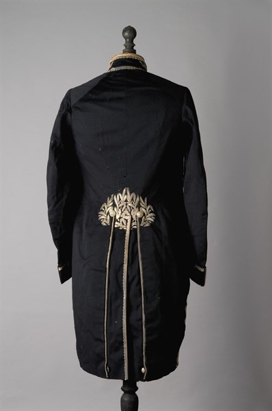 Mayor's outfit in black woolen cloth, French Second Empire