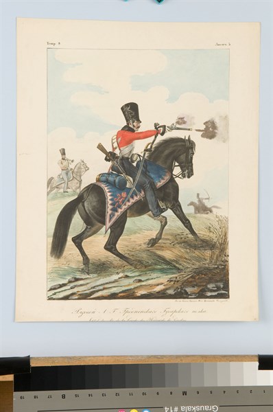 Finart (d'après), "Soldat du Régiment de la garde des hussards de Crodno", 19e siècle