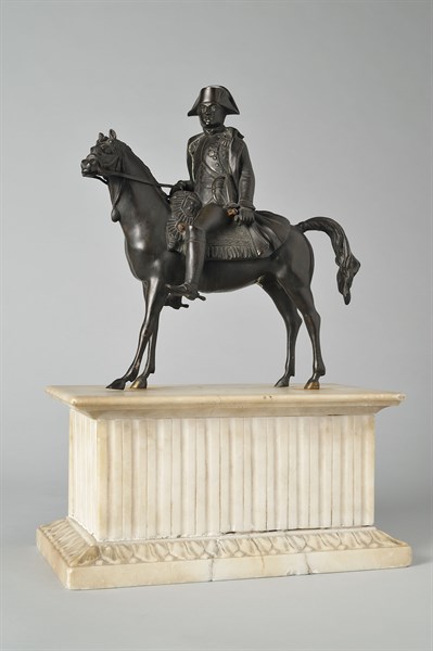 Ecole française du XIXème siècle, Napoléon à cheval