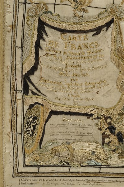 Dezauche, Carte de France (détail)