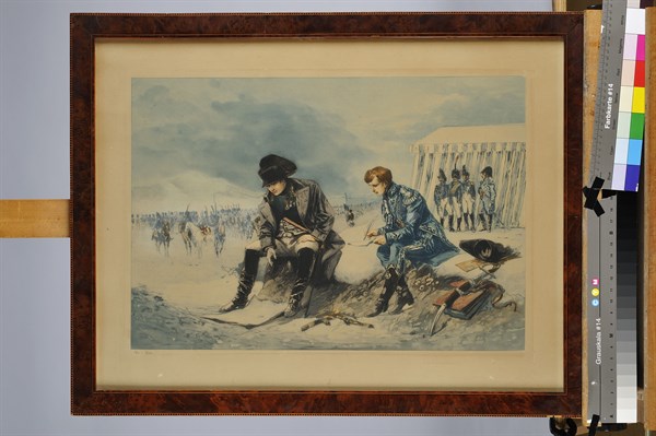 "L'empereur Napoléon 1er donnant ses ordres sur le champ de bataille" (Wagram)