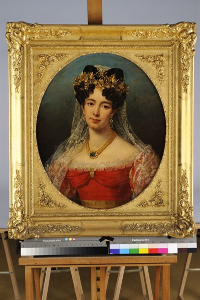 Robert Lefevre, "Portrait de la vicomtesse de Saint-Mars"