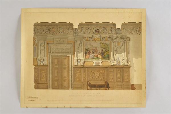 Palais de Fontainebleau, "Restauration de la galerie François 1er"