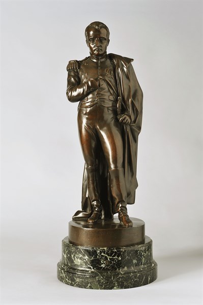 François Jouffroy, "L'empereur Napoléon 1er en pied, une cape sur l'épaule"