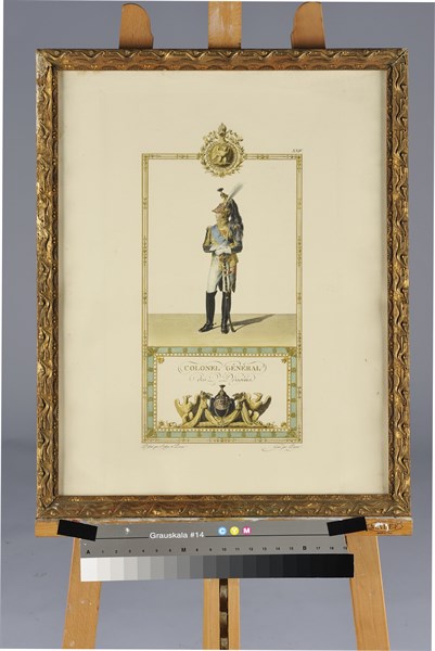 Isabey et  Percier (d'après), "Colonel général des dragons"